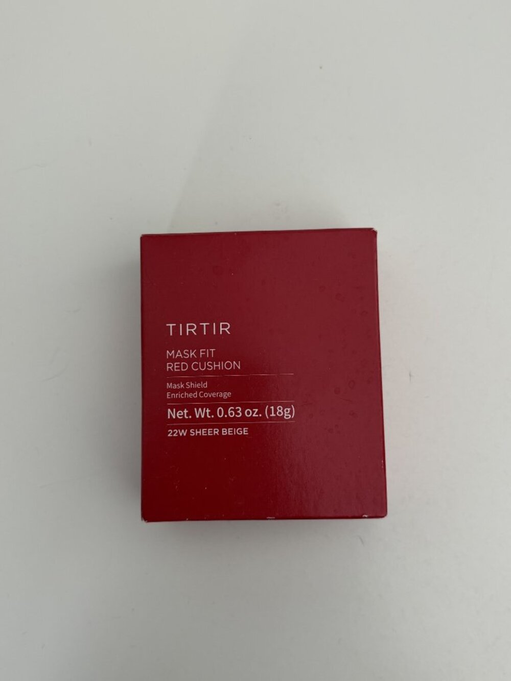 NWT TIRTIR Mask Fit Red Cushion 22W Sheer Beige